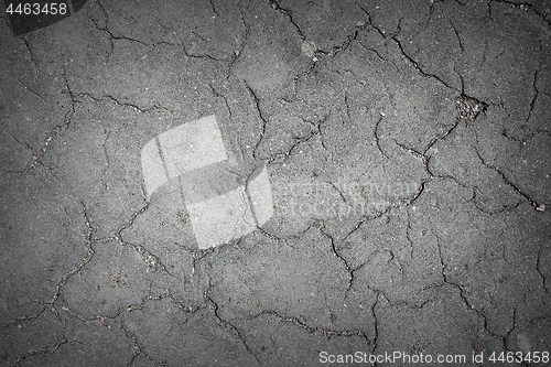 Image of cracked asphalt texture