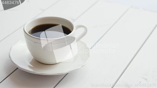 Image of Cup of hot coffee