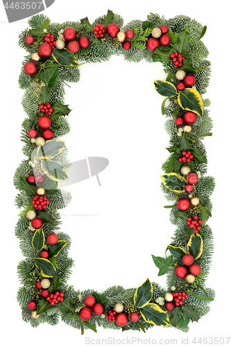 Image of Christmas Background Border