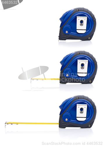 Image of Measuring tape on white