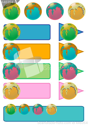 Image of Slime Balls, Buttons and Banners