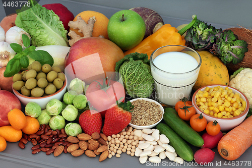 Image of Alkaline Healthy Food Selection