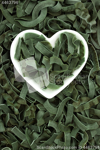 Image of Healthy Spirulina Tagliatelle Pasta