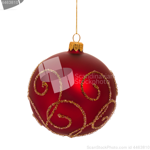 Image of Christmas bauble on white