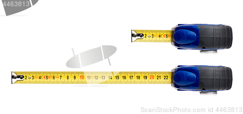 Image of Measuring tape on white