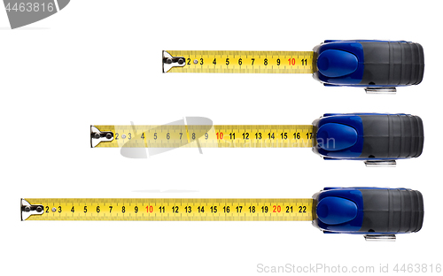 Image of Measuring tape on white