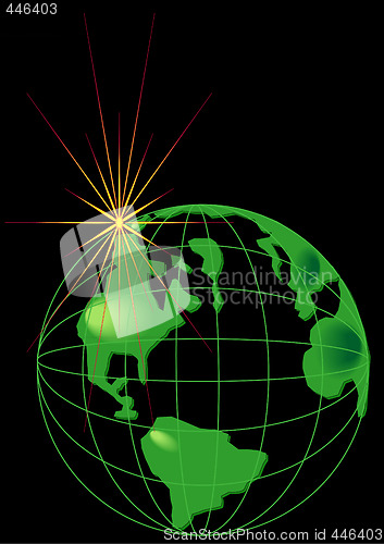 Image of World and Star Wire Black-Am