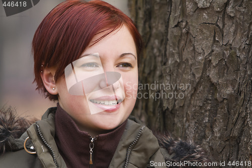 Image of Autumn portrait of a girl