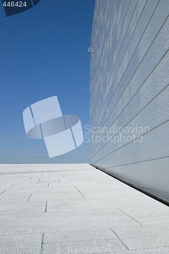 Image of Wall and roof of new Opera House in Oslo