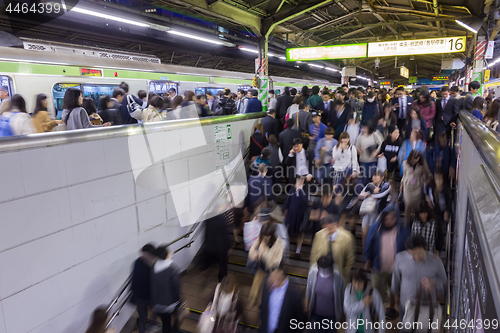 Image of Rush Hour on Tokyo Metro