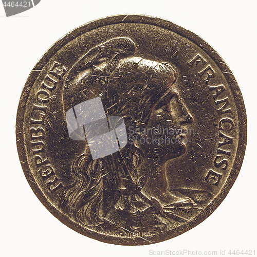 Image of Vintage Coin isolated