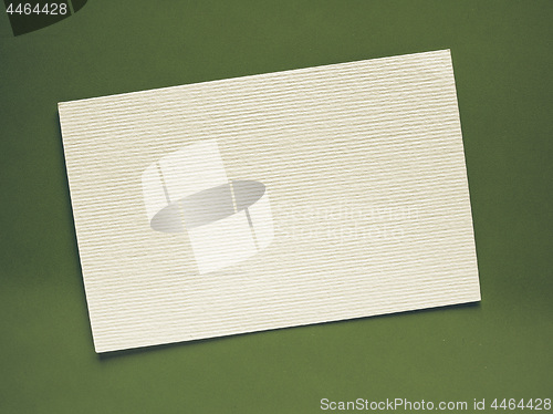 Image of Vintage looking Blank paper tag label