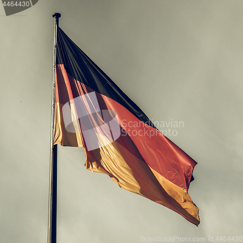 Image of Vintage looking German flag