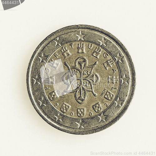 Image of Vintage Portuguese 2 Euro coin