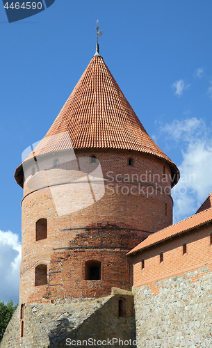 Image of Tower of the Trakai Castle near Vilnius