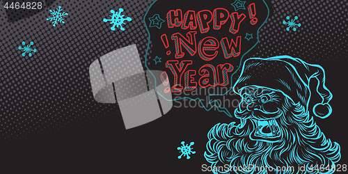 Image of Bad Santa happy new year