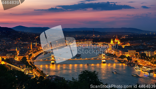 Image of Aerial view of Budapest