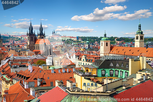 Image of Prague from above