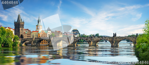 Image of Charles bridge on Vltava