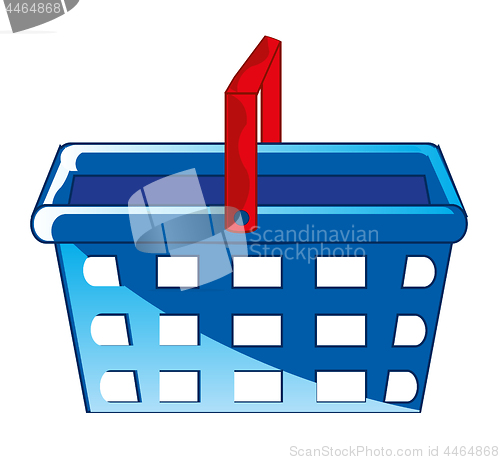 Image of Vector illustration of the basket for buying in shop