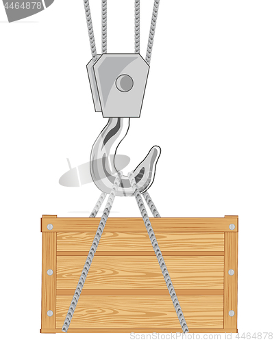 Image of Box on hook of the tap bolted rope