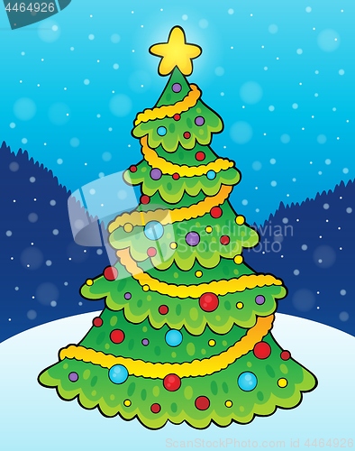 Image of Christmas tree theme 8