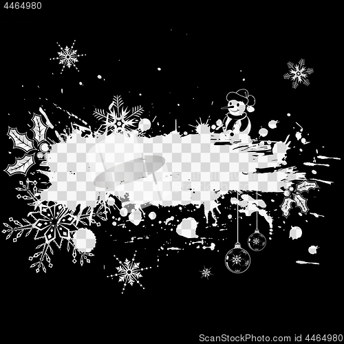 Image of Christmas and New Year Frame