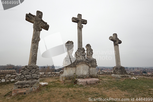 Image of Crosses on a hill