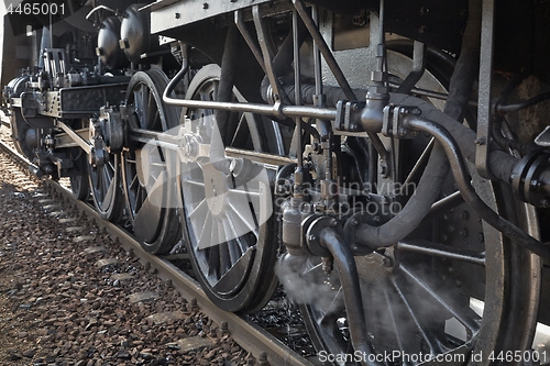 Image of Steam Locomotive Closeup