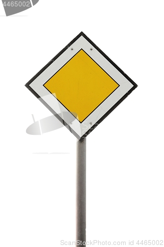 Image of Main road traffic sign