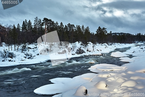 Image of Winter River Flow