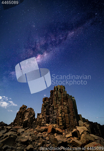 Image of Milky Way universe over Bombo Australia