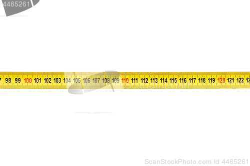 Image of Measuring tape on white