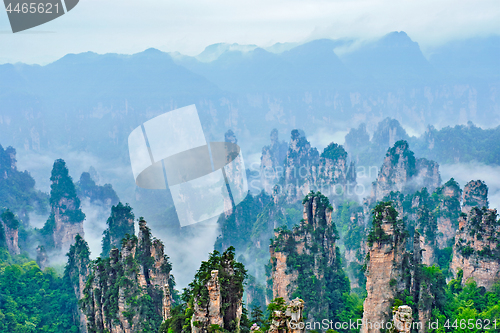 Image of Zhangjiajie mountains, China