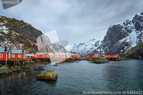 Image of Nusfjord  fishing village in Norway