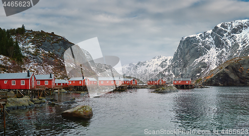 Image of Nusfjord  fishing village in Norway