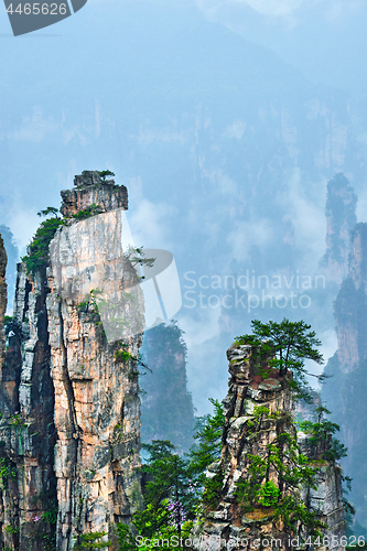 Image of Zhangjiajie mountains, China