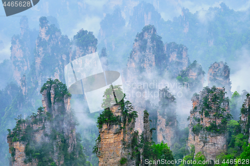 Image of Zhangjiajie mountains, China