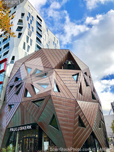 Image of modern buildings of Rotterdam