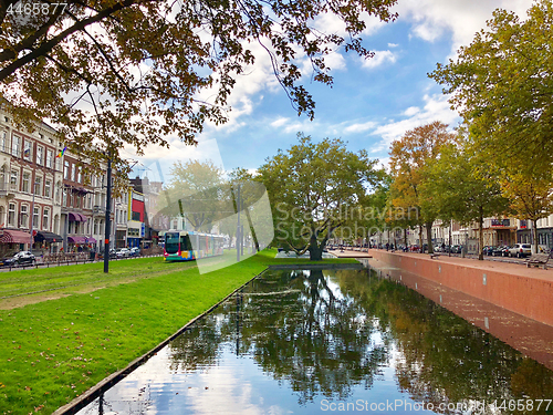 Image of view of Rotterdam canal