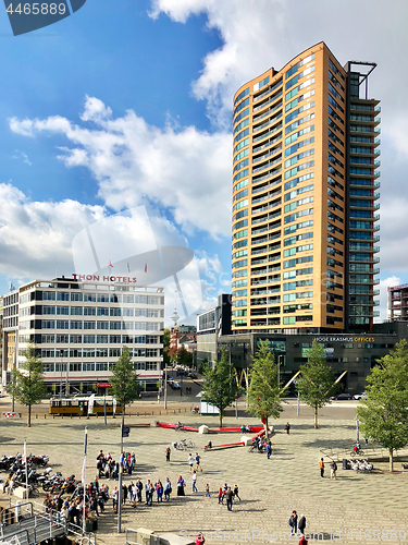 Image of panoramic view of Rotterdam