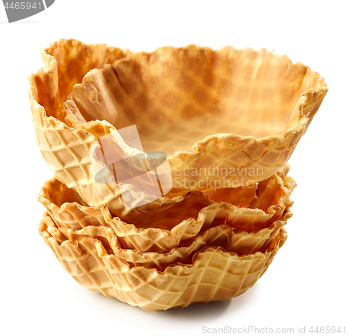 Image of stack of waffle baskets