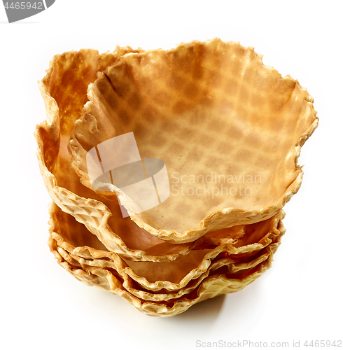 Image of empty waffle baskets