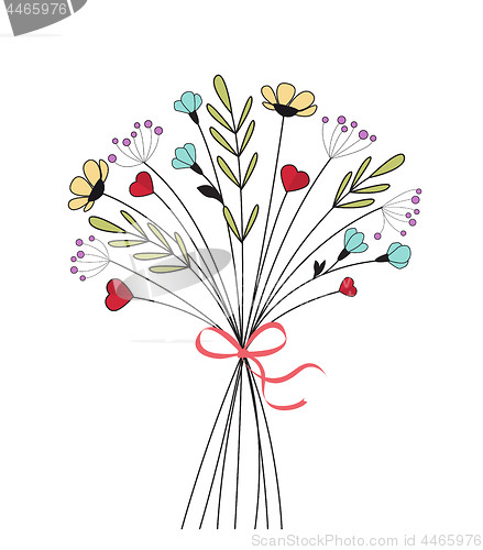 Image of Bouquet of meadow flowers