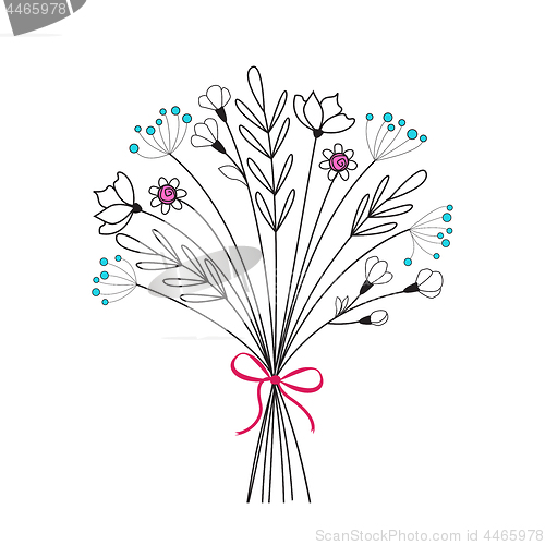 Image of Bouquet of meadow flowers