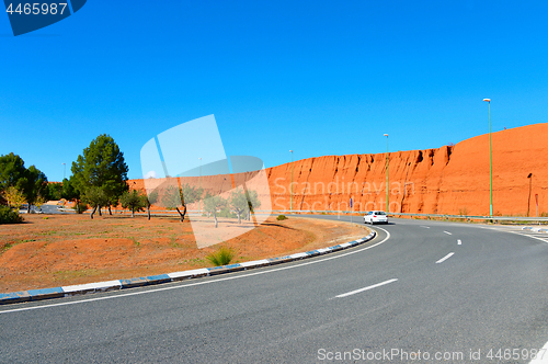 Image of Colorful road scene