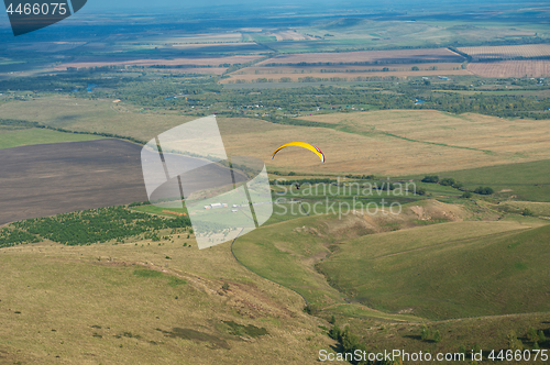 Image of Paragliding in mountains