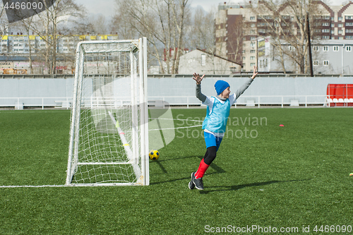 Image of Happy boy football