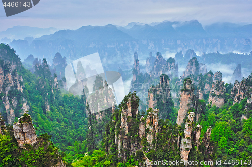 Image of Zhangjiajie mountains, China