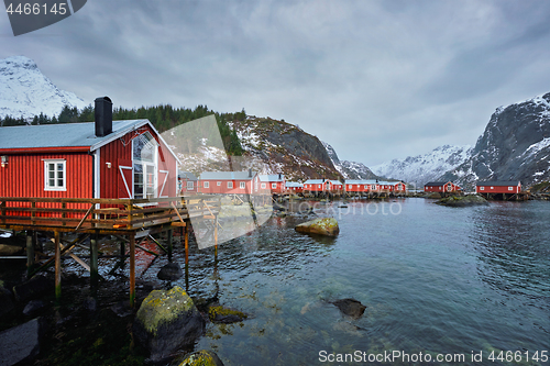 Image of Nusfjord  fishing village in Norway